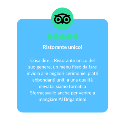 Recensione TripAdvisor Ristorante Brigantino