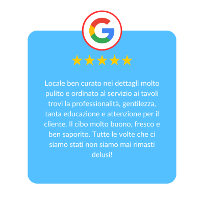 Recensione Google Ristorante Brigantino